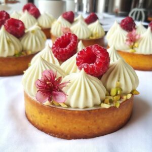 Atelier pâtisserie tartelettes framboise pistache pour adulte
